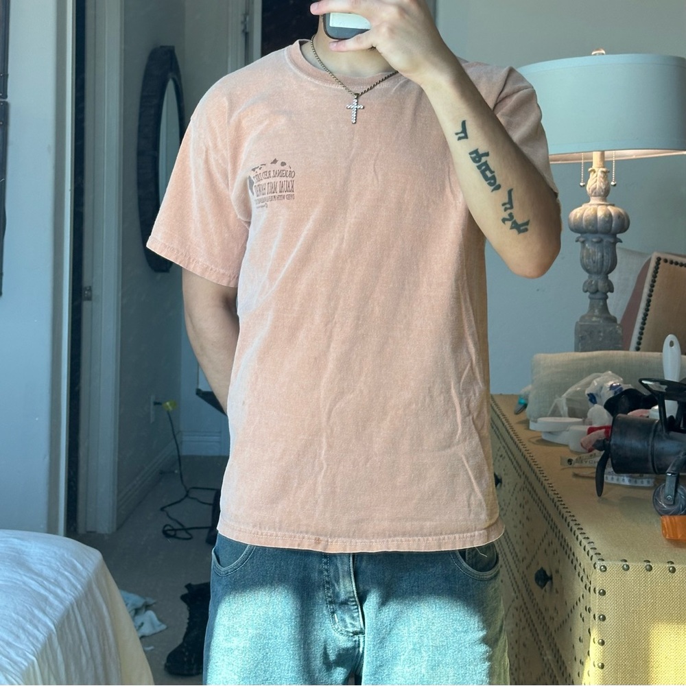 Gildan Light Peach Short Sleeve Tee